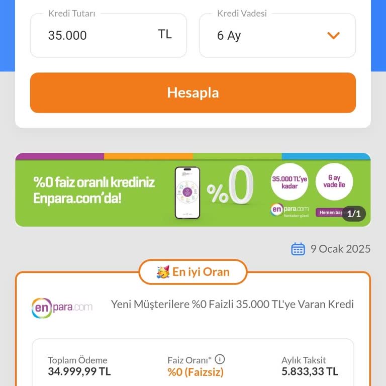 Enpara Yanıltıcı Kredi Reklamı