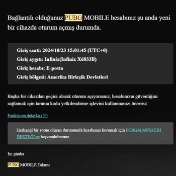 PUBG Mobile Hesap Güvenliği Sorunu