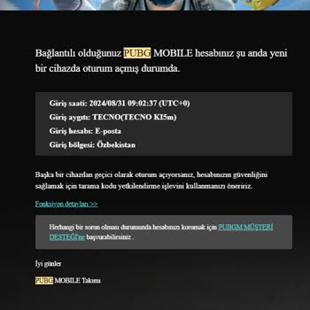 PUBG Mobile Hesap Güvenliği Sorunu