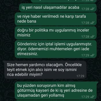 Erciyes Dağıtım Merkezi'nin Kargo Teslimatındaki Sorunlar Ve İletişim Eksikliği