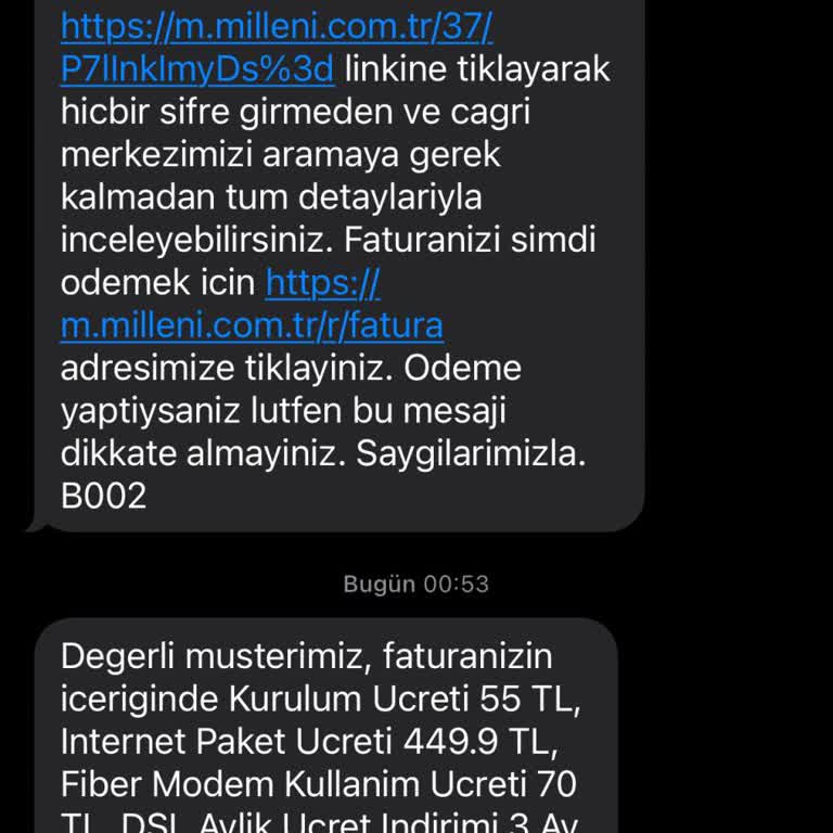 Beklenmedik Fatura Artışı