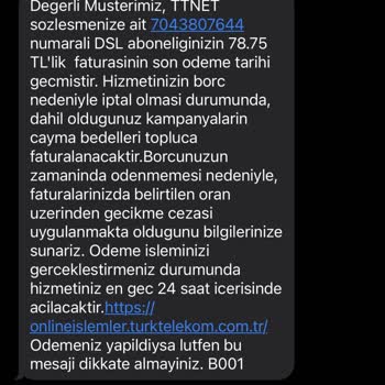 Türk Telekom'un Altyapı Sorunu Ve Haksız Ücretlendirme