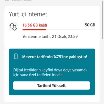Vodafone'un 40 GB Hediye İnternet Sorunu