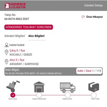 Ebebek Ve Horoz Lojistik İle Yaşanan Teslimat Sorunu