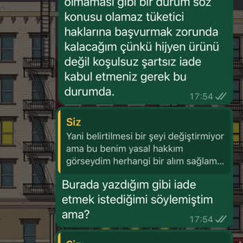 Yasal İade Hakkımın İhlali Ve Fatura Eksikliği