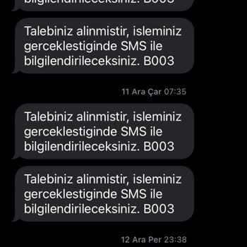 Tarife Değişikliği Çilesi