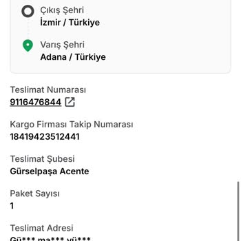 Kayıp Kargo Ve Yanıltıcı Teslimat Bilgisi