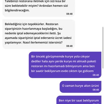 Teslim Edilmeyen Sipariş Ve İade Sorunu