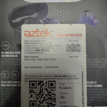 JBL Tune 230 NC Kulaklıkta Hızlı Şarj Tükenmesi Sorunu