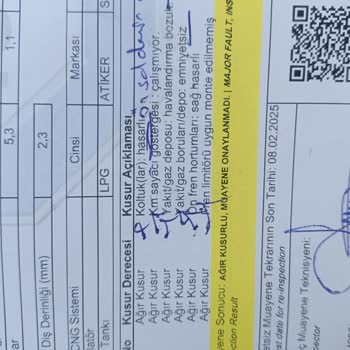 Araç Muayenesinde Haksız Kusur Tespiti