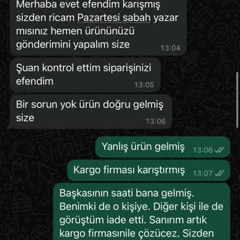 Yanlış Ürün Ve İade Sorunu: Müşteri Mağduriyeti