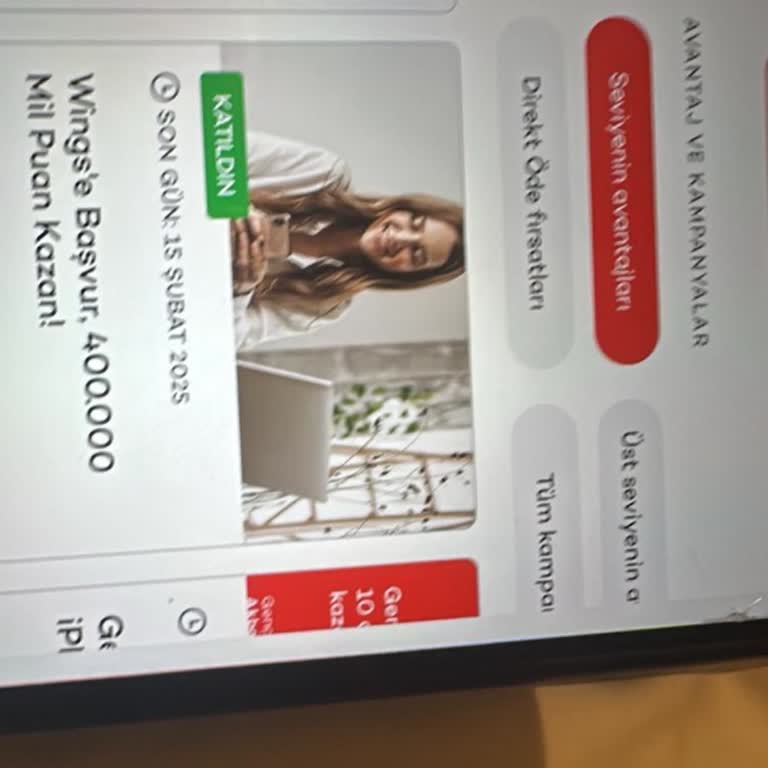 Wings Kart Kampanyası Mil Puanı Sorunu