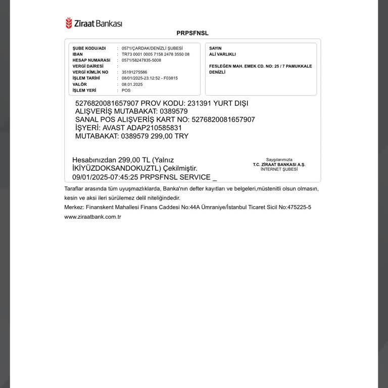 Avast'tan İzinsiz Para Çekimi Sorunu