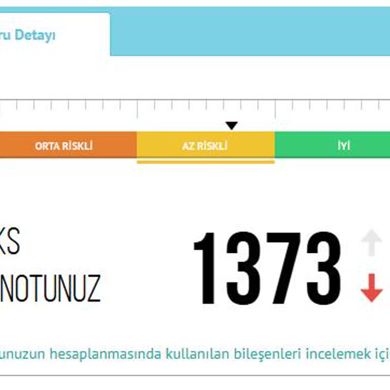 Kredi Notumda Ani Düşüş Şoku