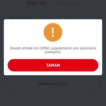 Ziraat Mobil Uygulama Güncelleme Sorunu