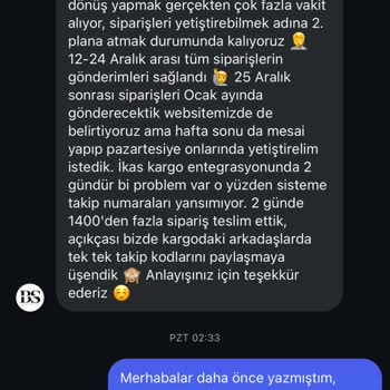 Siparişim Nerede? Cevap Yok!