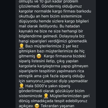 Siparişim Nerede? Cevap Yok!