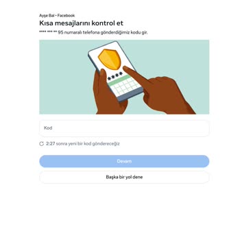 Facebook Hesabına Erişim Sorunu Ve Onay Kodu Gelmiyor