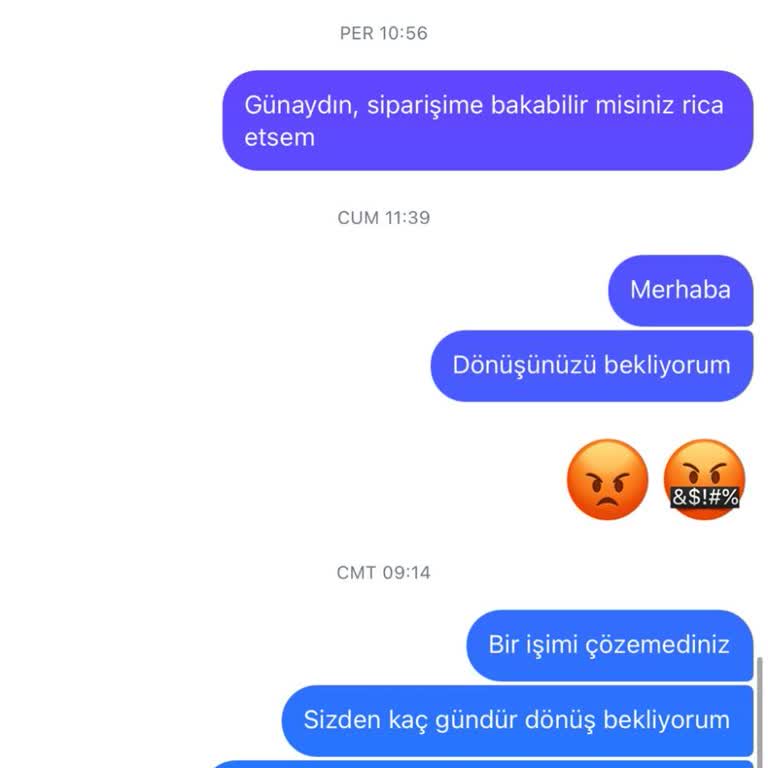 İletişimsizlik Ve Ürün Teslimat Sorunu