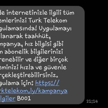 Türk Telekom'dan İstenmeyen Aramalar Ve SMS'ler