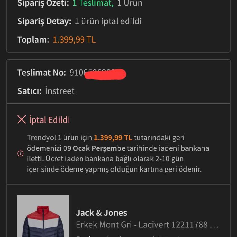 Trendyol Stokta Son Ürün Yanıltması Ve İptal Sorunu