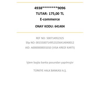 Param Bilgim Dahilinde Ücret Çekilmiş