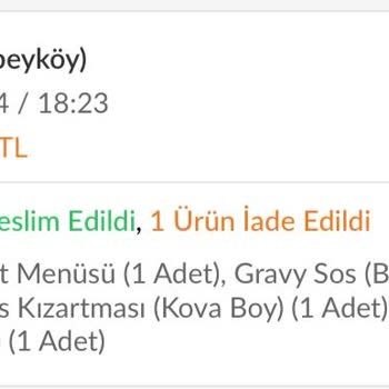 Eksik Ürün Getiren Şube Sorunu