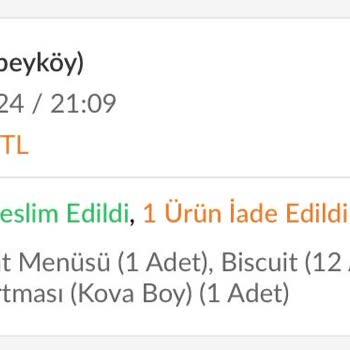 Eksik Ürün Getiren Şube Sorunu