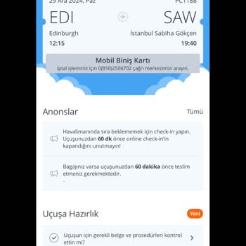 Pegasus'un Check-in Hatası Ve Mağduriyet