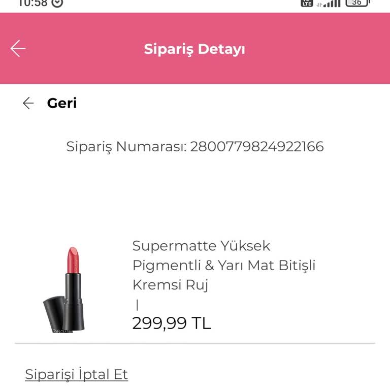 Flormar Online Siparişinde Gecikme Ve İletişimsizlik
