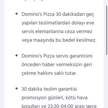 Domino's Pizza'nın Taahhüt İhlali Ve Müşteri Mağduriyeti