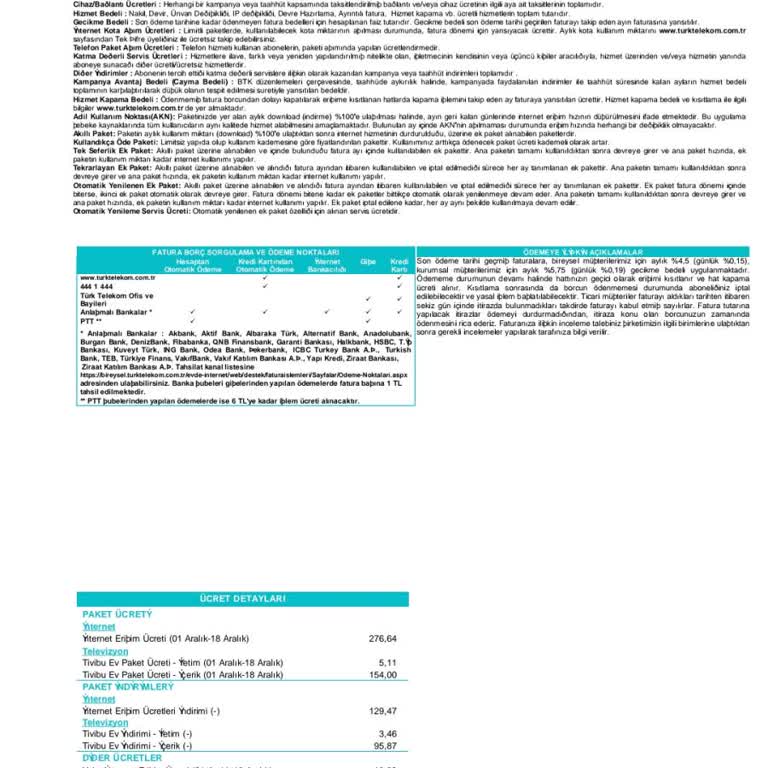 Teslim Edilen Cihaz İçin Haksız Faturalandırma