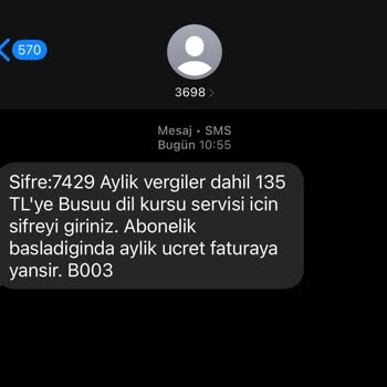 İzinsiz Mesaj Ve Fatura Endişesi