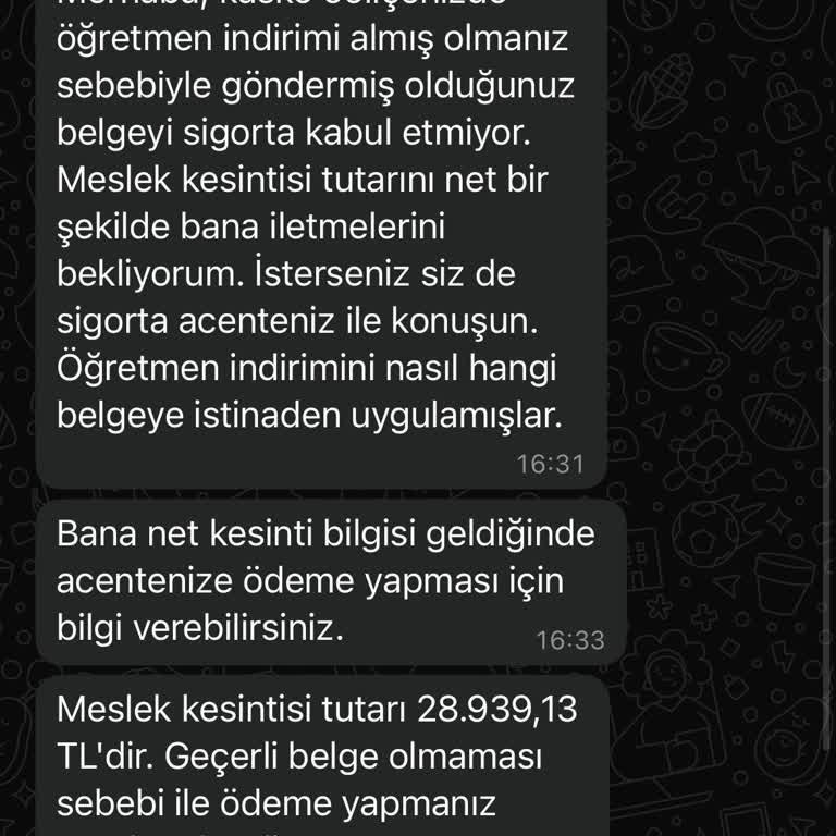 Öztek Otomotiv Ödeme Sorunu