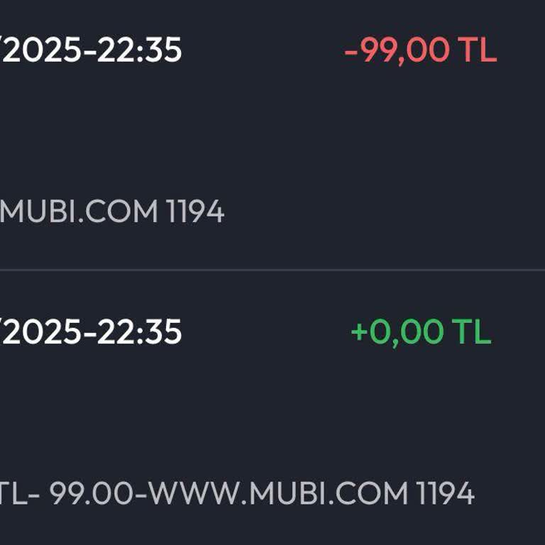 Mubi'den Habersiz Çekilen 99 TL'nin Sebebi Nedir