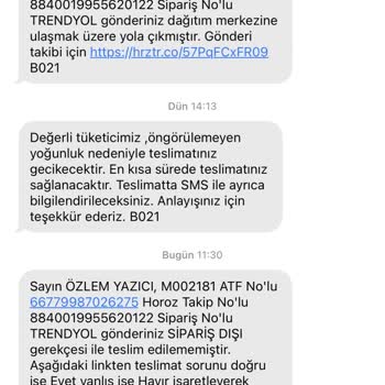 Kargo Teslimatında Yaşanan Sorun Ve Belirsizlik