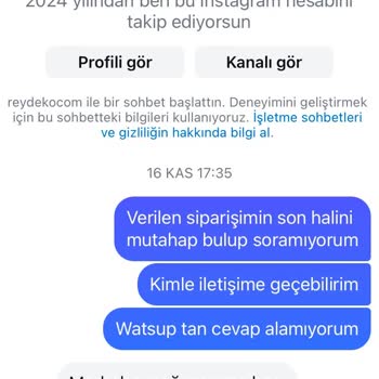 Teslim Edilmeyen Halı Ve İletişimsizlik Sorunu