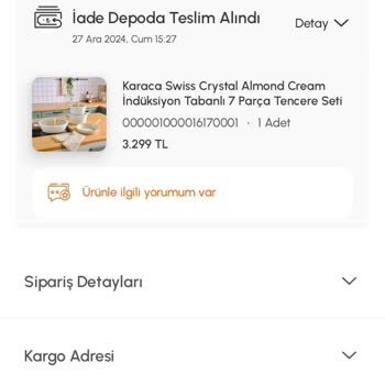 Yanlış Ürün Gönderimi Ve İlgisizlik: Karaca'dan Hayal Kırıklığı
