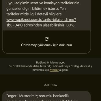 Yapı Kredi Bankası'nın Sürekli SMS Gönderimi Ve Müşteri Hizmetleri Sorunu