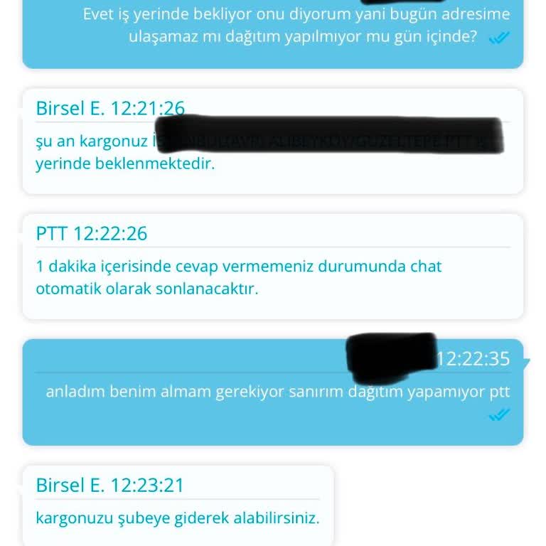 PTT Kargo Dağıtım Sorunu Ve İletişim Eksikliği