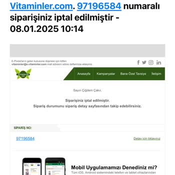 İptal Edilen Siparişin İadesi Gecikiyor