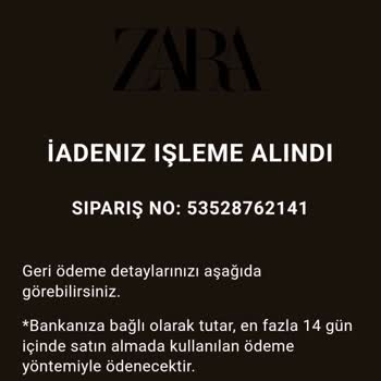 Zara'dan Beklenen Para İadesi Kabusu