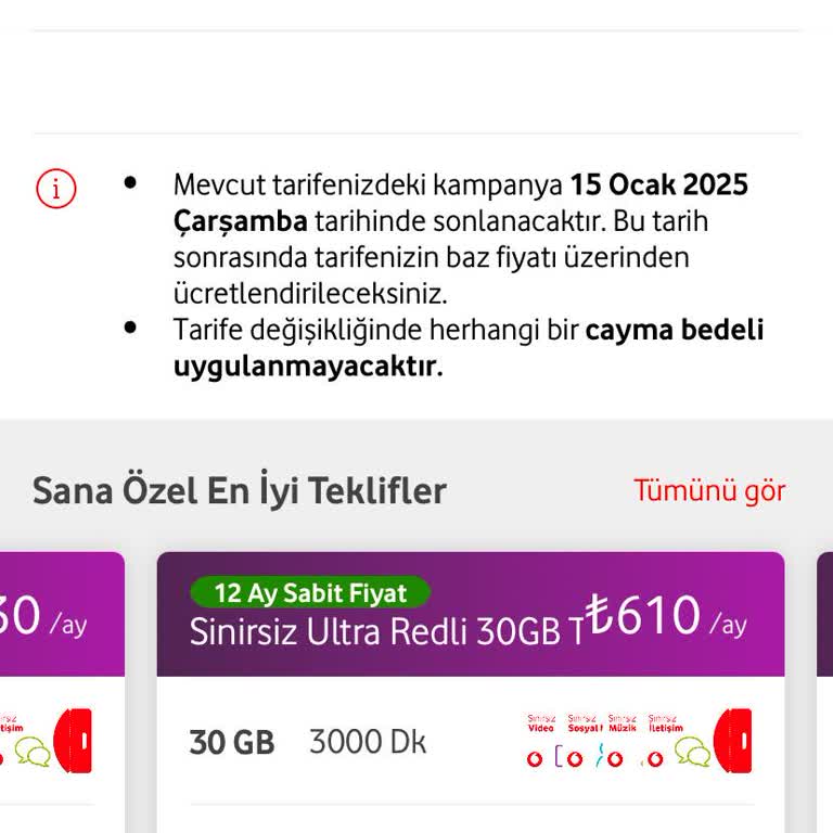 Vodafone'da Şok Edici Fatura Artışı