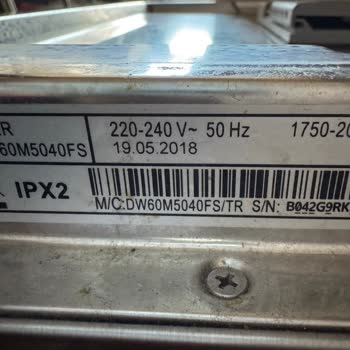 Samsung Bulaşık Makinesi Koku Sorunu Ve Değişim Talebi