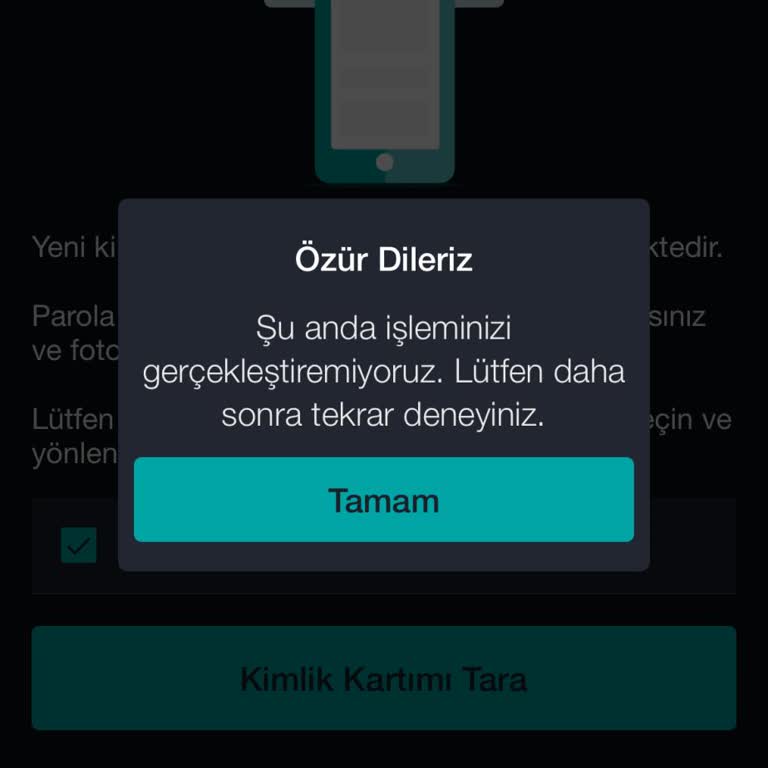 Garanti Mobil Bankacılıkta Çözümsüzlük