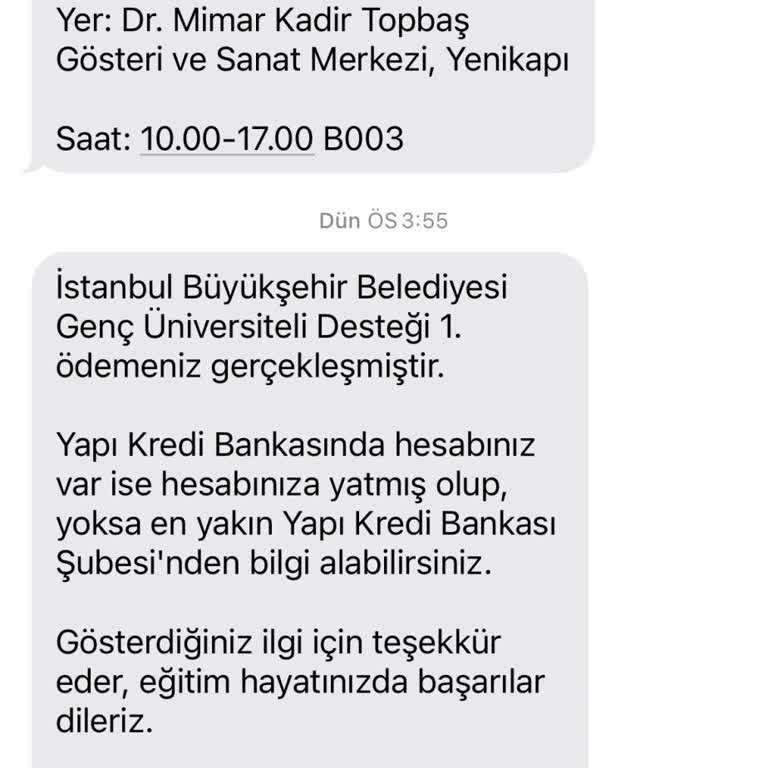 Genç Üniversiteli Desteği Ödemesi Sorunu