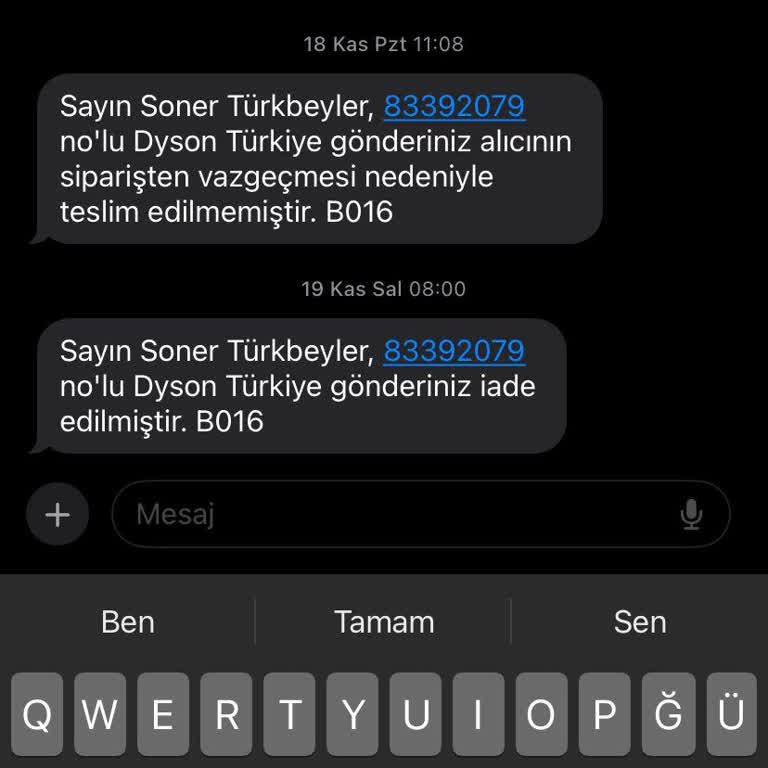 Dyson'dan İade Edilmeyen Para: 2 Aylık Bekleyiş