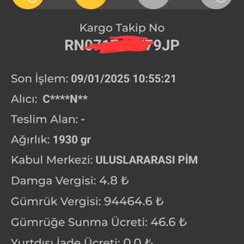 PTT Kargo İle Gümrük Mağduriyeti