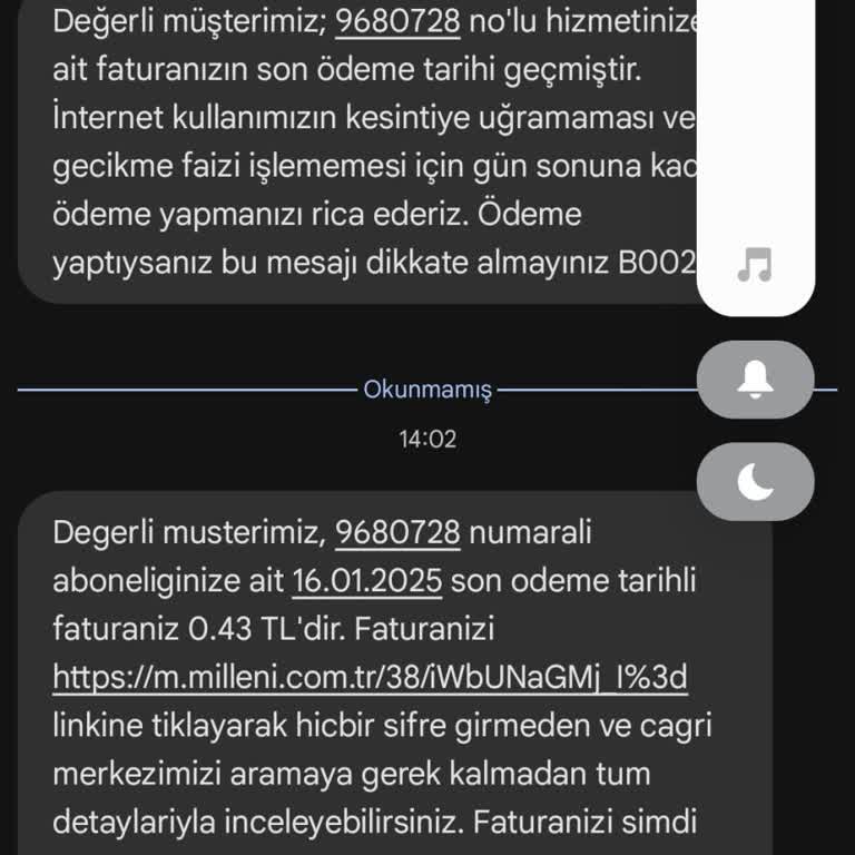 Yanlış Faturalandırma Ve İptal Sonrası Süregelen Borç Bildirimleri