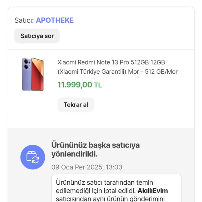 Hepsiburada'dan Aldığım Telefonla İlgili Yaşadığım Sorun Ve Kötü Davranış